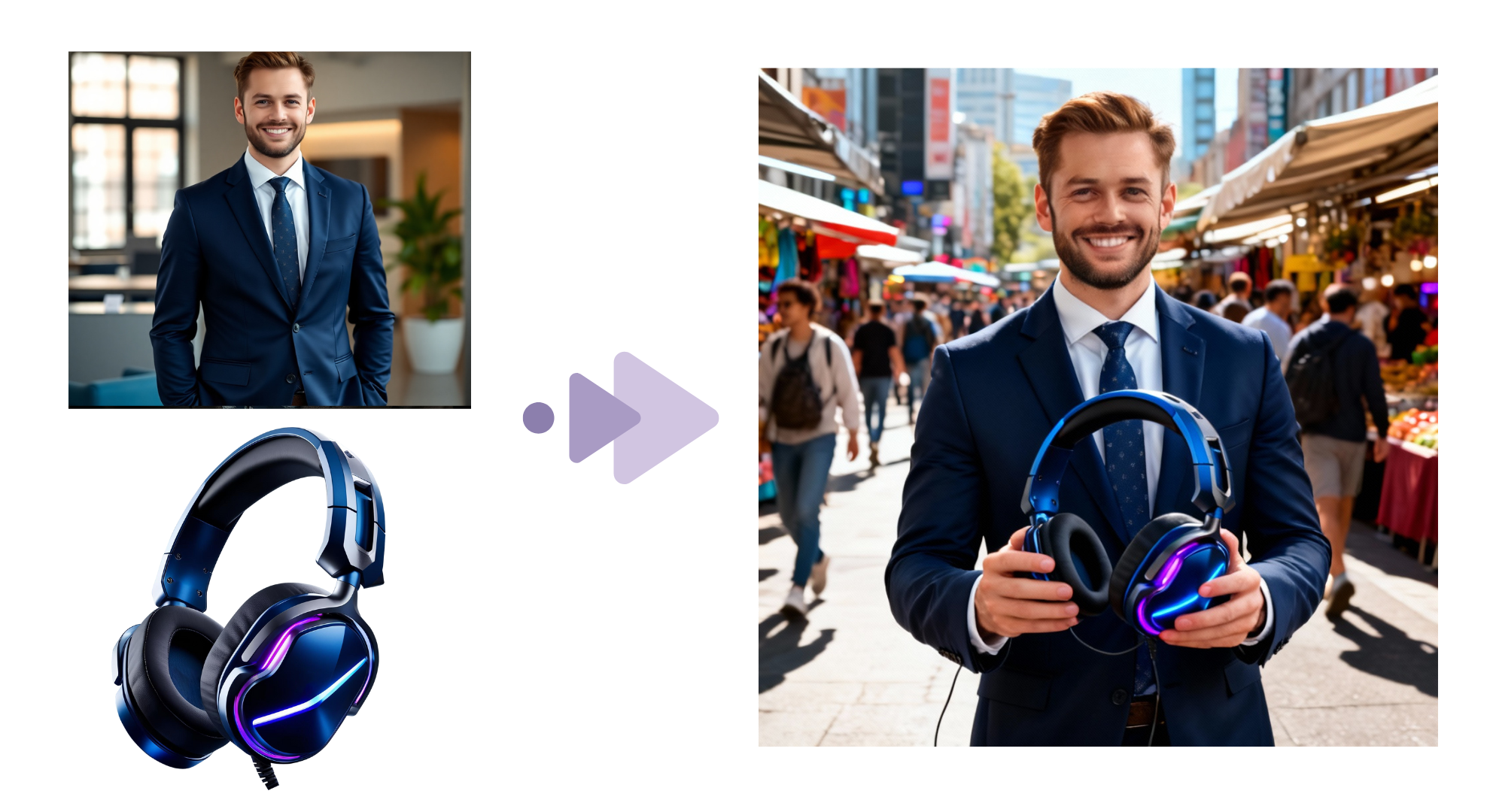 Creative AI Image Blending