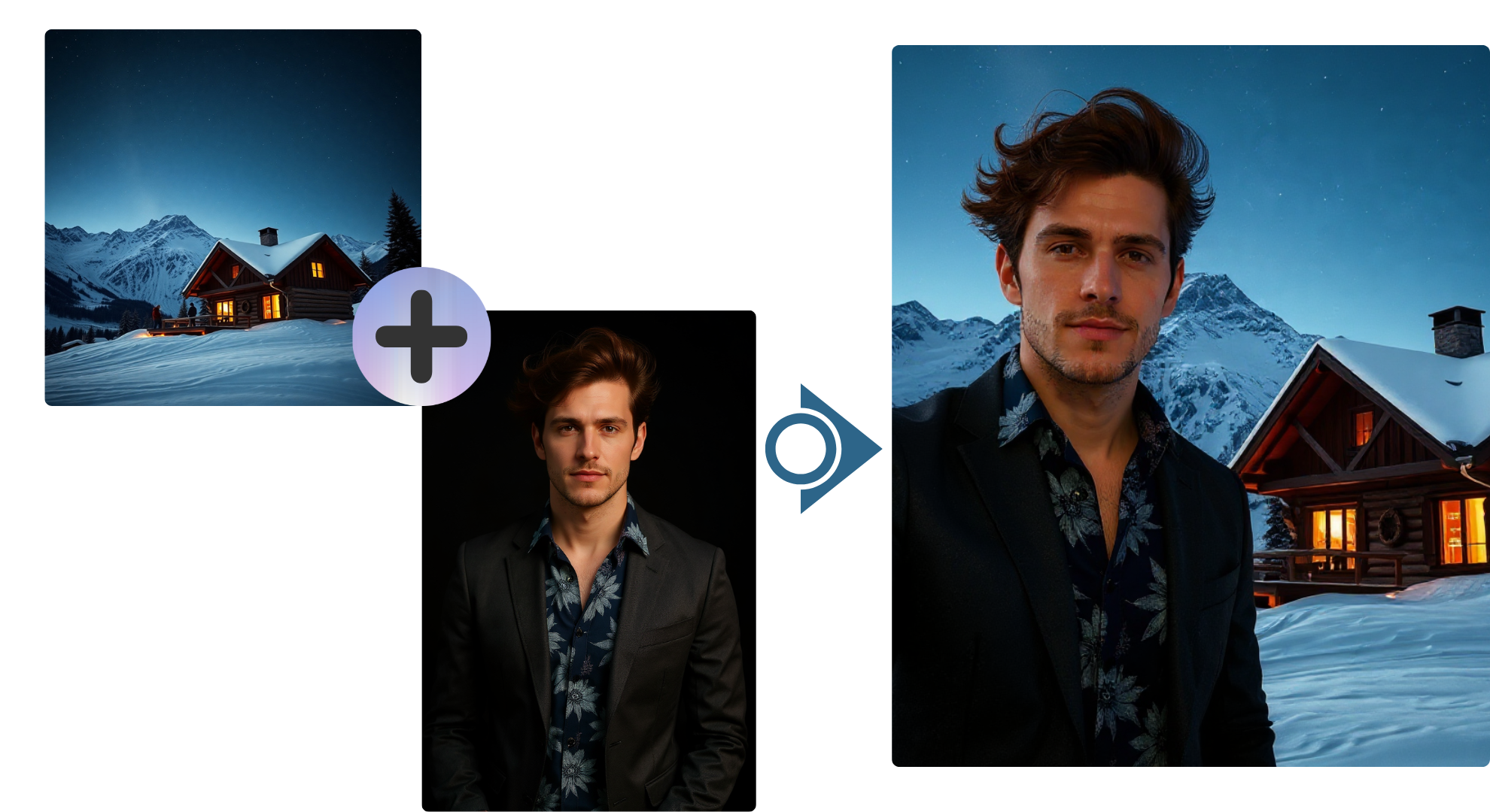 AI Image Merging Technology
